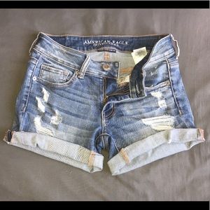 AMERICAN E.*RIPPED SHORTS (super super stretch)- 2